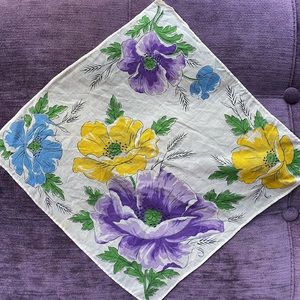 HP🌸vintage flower hanky🌸